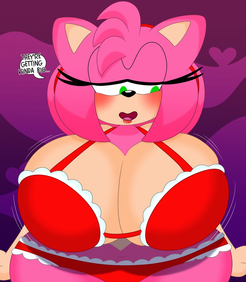 amy rose (sonic the hedgehog (series) and etc) created by 3barts