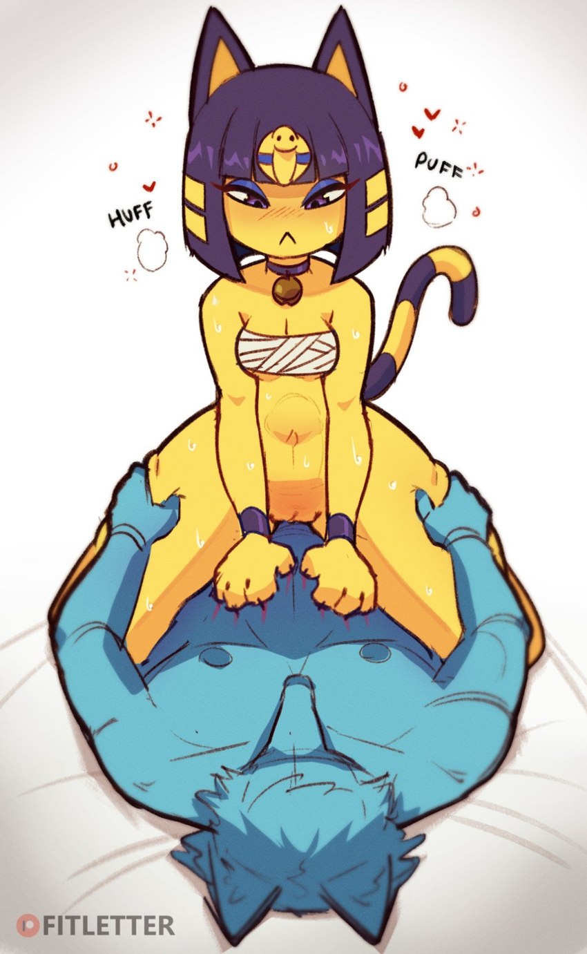 ankha (animal crossing and etc) created by fitletter