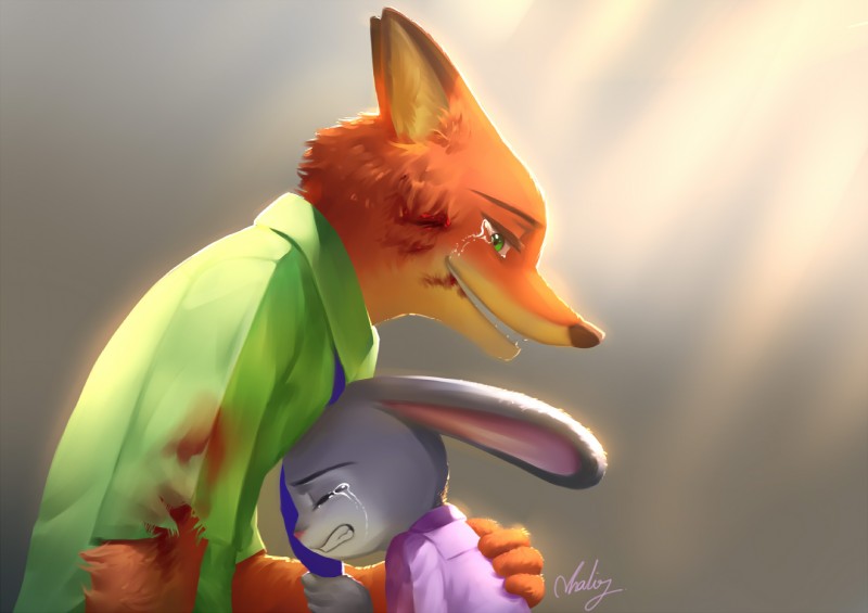judy hopps and nick wilde (zootopia and etc) created by nhaliz