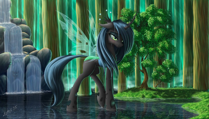 queen chrysalis (friendship is magic and etc) created by zigword