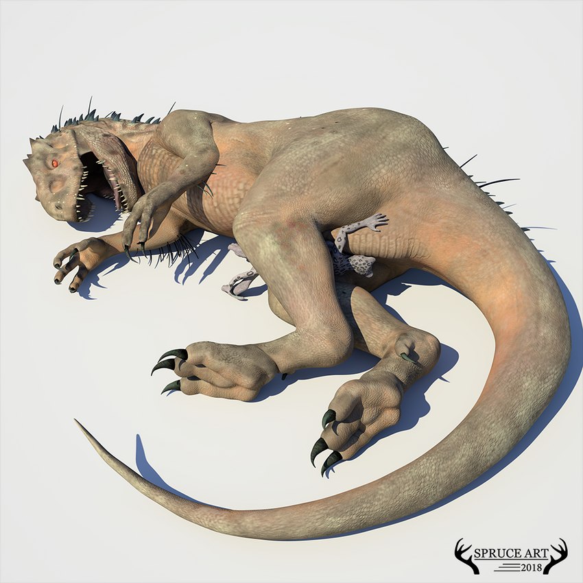 ambiguous_gender anthro duo female feral looking_pleasured male male/female pinned pleased_expression side_view smothering sprucethedeer jurassic_park jurassic_world universal_studios jax_cane dinosaur felid indominus_rex mammal pantherine prehistoric_species reptile scalie snow_leopard theropod rendered 1:1 2018 3d_(artwork) digital_media_(artwork)