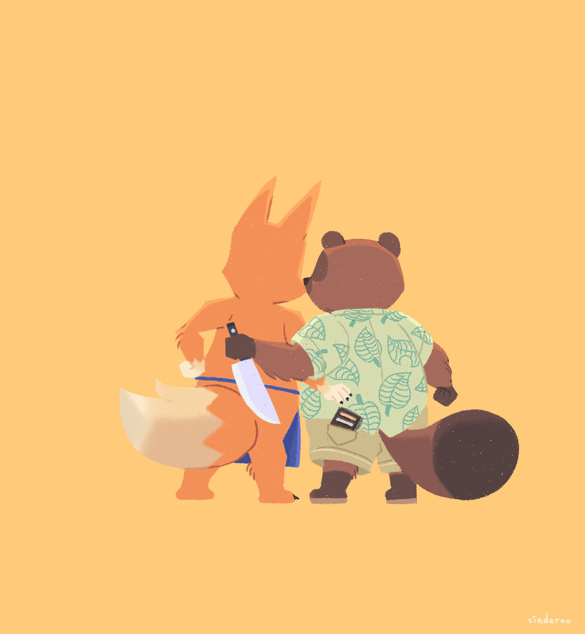 crazy redd and tom nook (animal crossing and etc) created by cinderoo