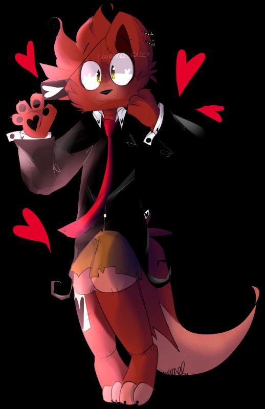 foxy (five nights at freddy's and etc) created by caramelcraze