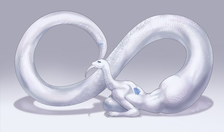 anthro apode big_breasts breasts female infinity infinity_symbol legless non-mammal_breasts nude scales serpentine solo symbol yeu european_mythology mythology norse_mythology jormungandr_(mythology) draconcopode naga reptile scalie snake absurd_res hi_res