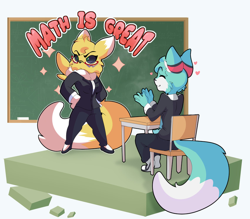 fan character, professor rena, and roflfox (bandai namco and etc) created by lolzneo