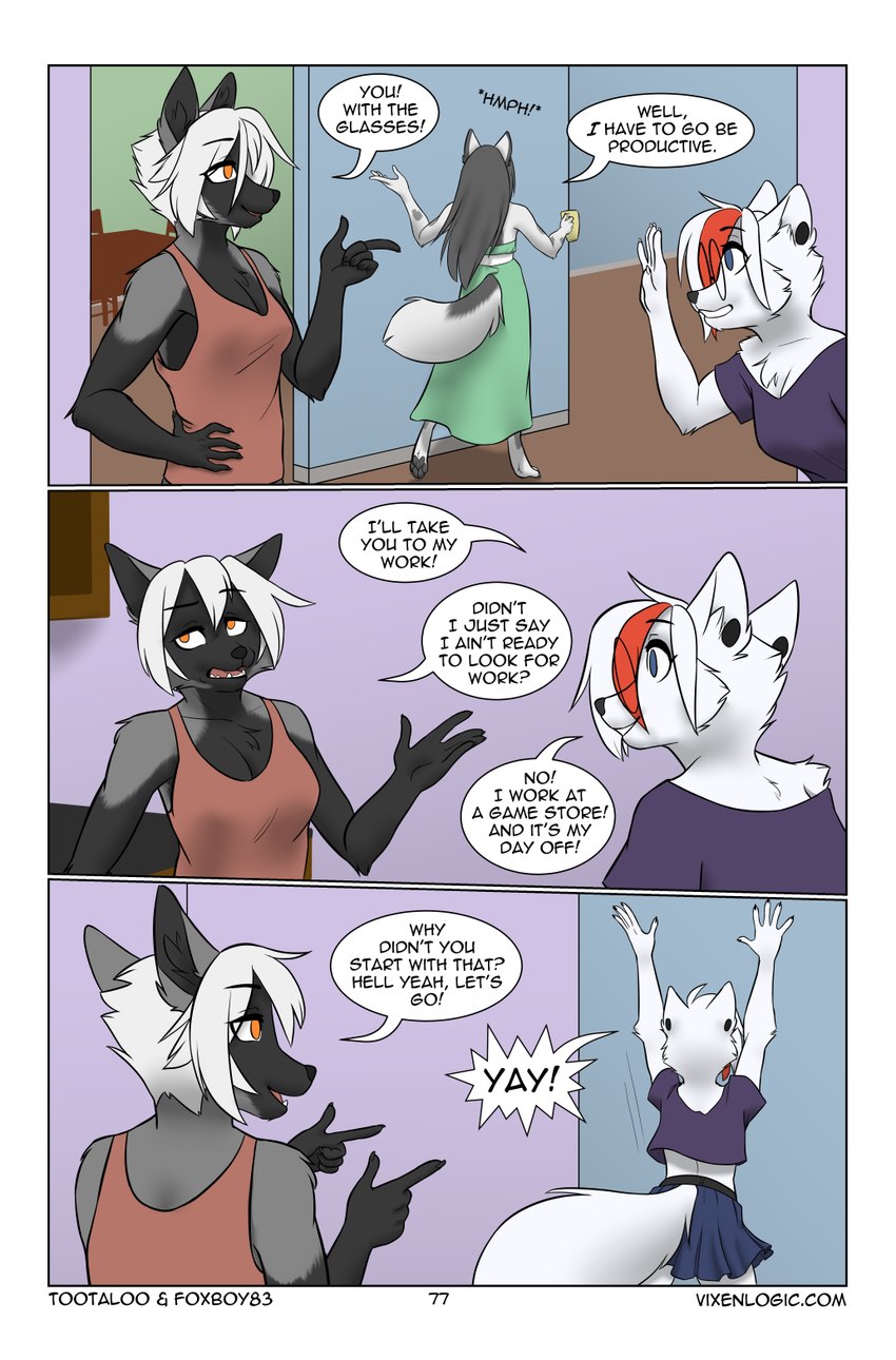 arctica, marble, and silver (vixen logic) created by foxboy83 and tootaloo
