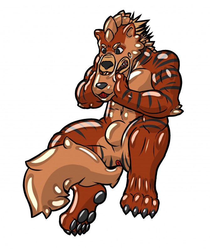 clothing latex male solo struggling suit transformation rei98 nintendo pokemon arcanine canid canine generation_1_pokemon mammal pokemon_(species) symbiote absurd_res hi_res