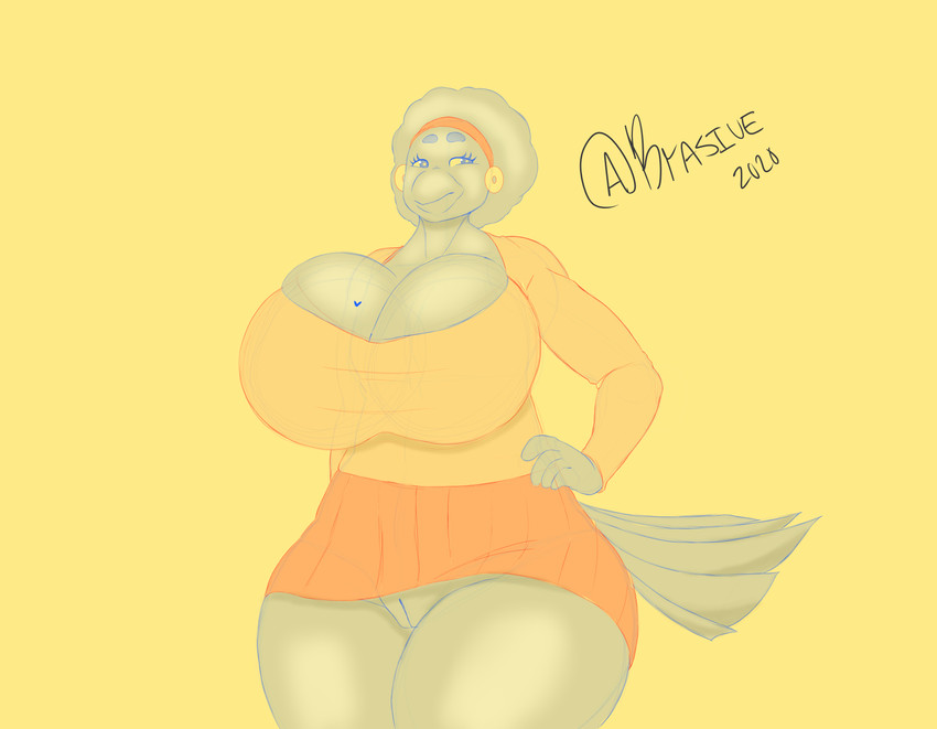 anthro big_breasts breasts female non-mammal_breasts solo thick_thighs brasive fritz_the_cat bertha_(fritz) avian bird corvid corvus_(genus) crow oscine passerine 2020 absurd_res hi_res sketch