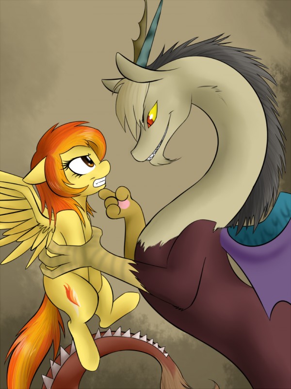 discord, spitfire, and wonderbolts (friendship is magic and etc) created by night creep