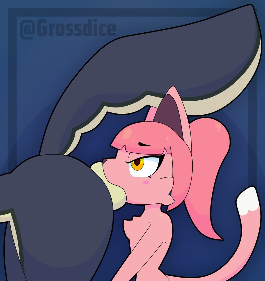 anal anthro anus duo female female/female fluffy oral puffy_anus rimming sex grossdice lyuki_(grossdice) vicky_(grossdice) domestic_cat felid feline felis mammal mephitid skunk absurd_res hi_res