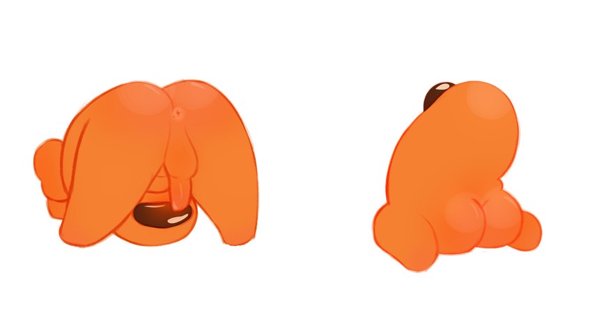 amogus anthro anus aroused butt genitals male orange_body orange_penis penis rick_dick among_us among_us_twerk innersloth crewmate_(among_us) orange_(among_us) hi_res meme