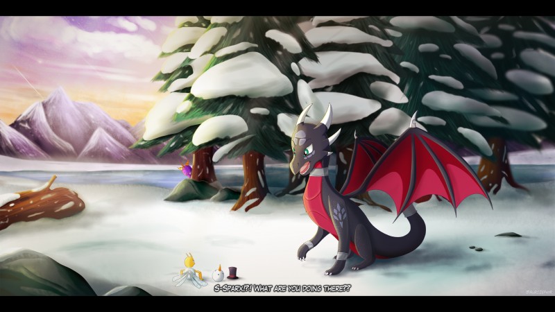 cynder and sparx (the legend of spyro and etc) created by aurozephyr