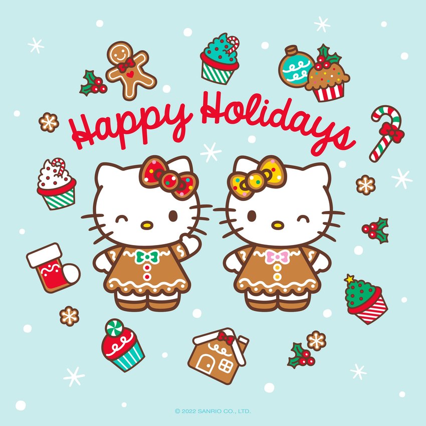 hello kitty and mimmy white (hello kitty (series) and etc) created by unknown artist