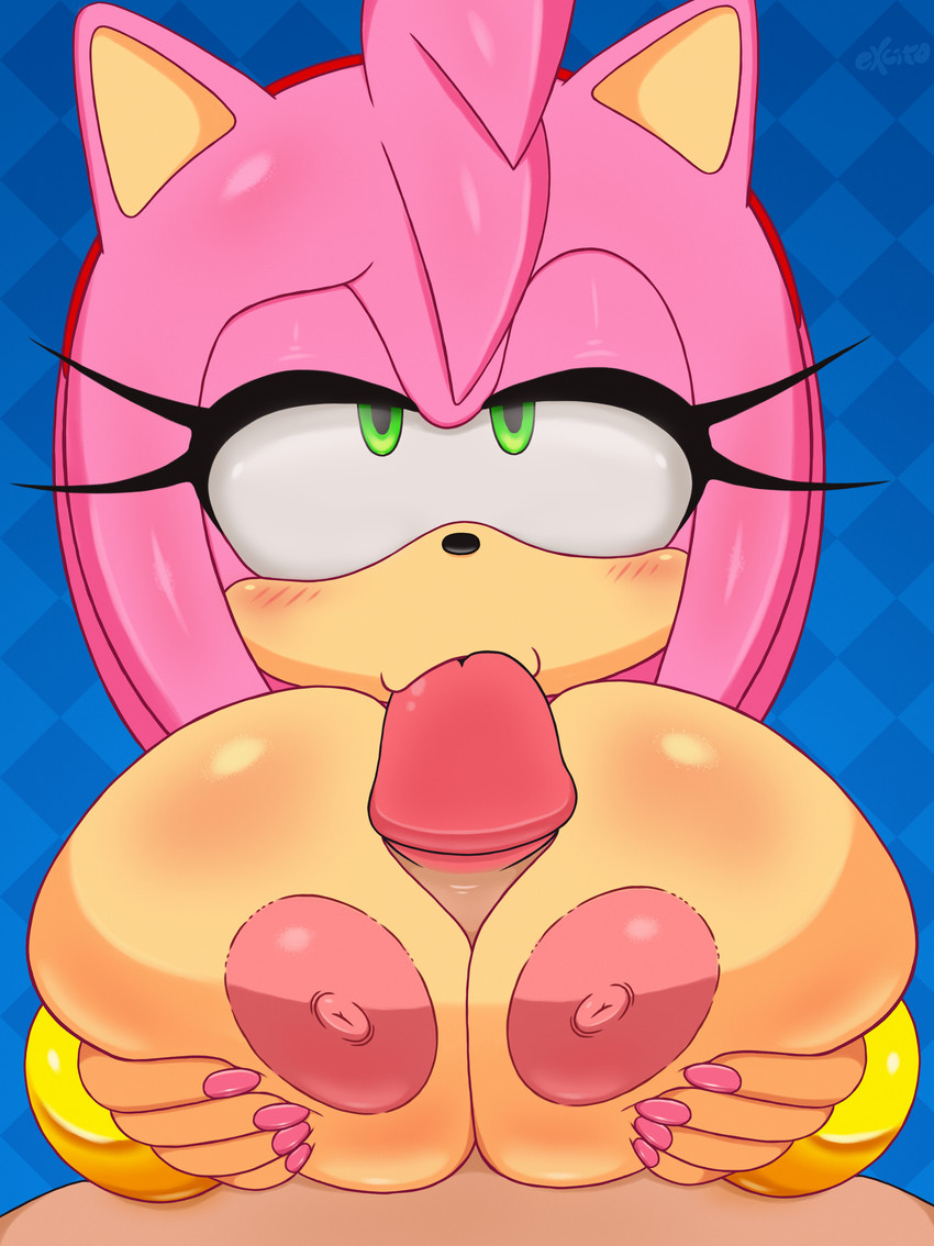 amy rose (sonic the hedgehog (series) and etc) created by excito