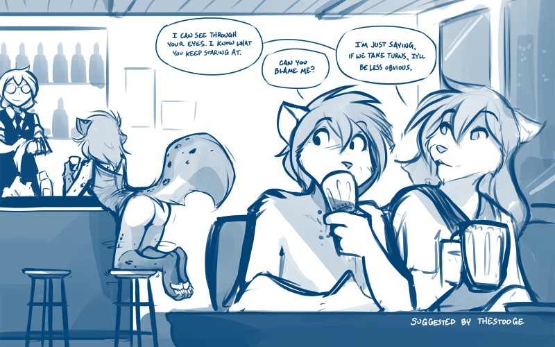 eric vaughan, kathrin vaughan, natani, and zen (twokinds) created by tom fischbach