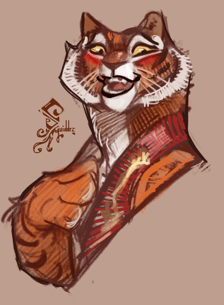 master tigress (kung fu panda and etc) created by squiddrz