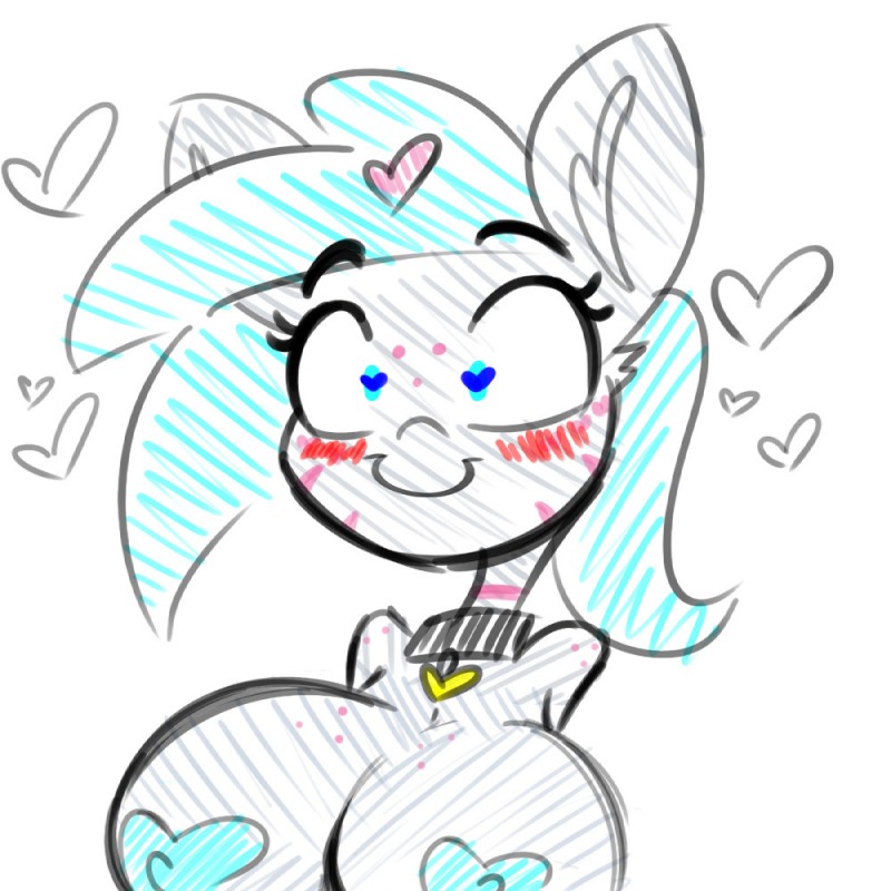 anthro anthrofied areola big_breasts blue_eyes breasts collar collar_tag female freckles heart_areola heart_collar_tag heart_nipples heart_symbol heart_tag nipples solo jrvanesbroek hasbro my_little_pony dawny_(jrvanesbroek) fan_character equid equine mammal zebra 1:1 2018 digital_drawing_(artwork) digital_media_(artwork) portrait