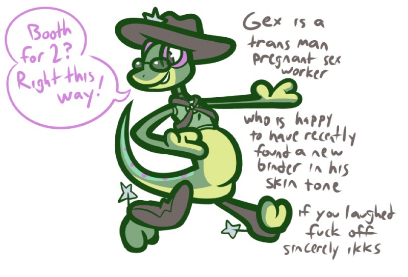 gex the gecko (gex (series)) created by ikks nay