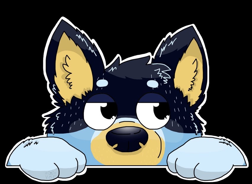 bandit heeler (bluey (series)) created by vixen-meme-fox