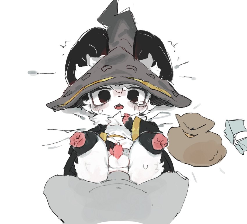 adult_on_child adult_on_young age_difference anal anal_penetration anthro bedding bedding_background big_ears black_eyes bodily_fluids bottomless bottomless_male clothed clothing cute_fangs duo emanata fangs grey_clothing grey_hat grey_headwear hat headgear headwear high-angle_view larger_male looking_at_viewer lying male male/male older_male on_back open_mouth penetration penile penile_penetration penis_in_ass prostitution sex size_difference smaller_male solo_focus sweat tears teeth white_body young young_anthro young_focus young_male young_penetrating younger_focus younger_male younger_penetrated ramssa american_opossum mammal marsupial hi_res
