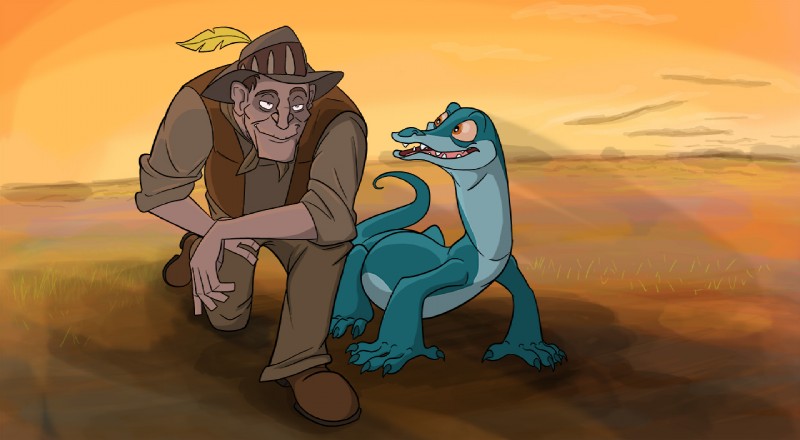 joanna the goanna and percival c. mcleach (the rescuers down under and etc) created by secoh2000