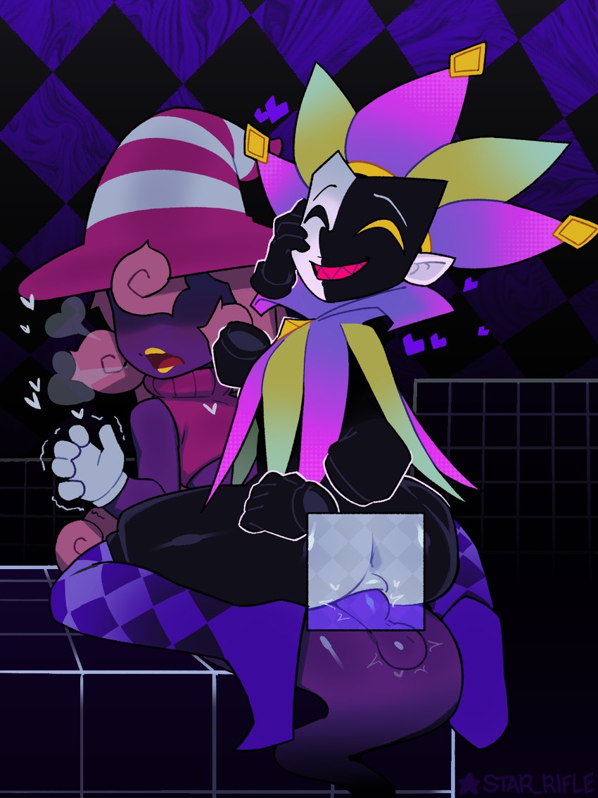 dimentio and vivian (paper mario and etc) created by star rifle