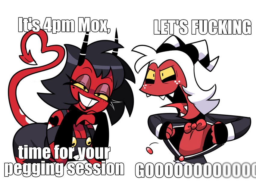 millie and moxxie (let's fucking go and etc) created by superspoe