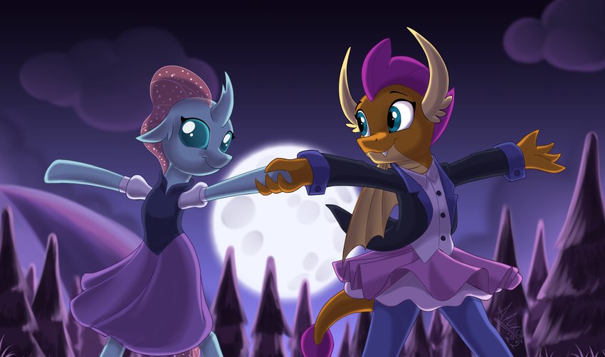 ocellus and smolder (friendship is magic and etc) created by sirzi