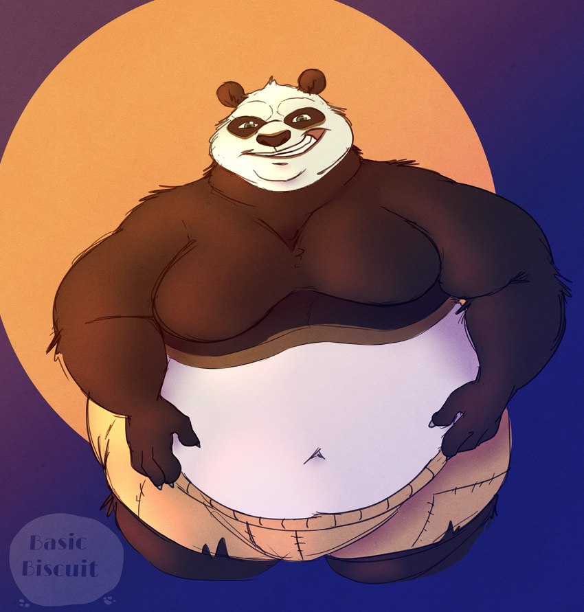 master po ping (kung fu panda and etc) created by basicbiscuit