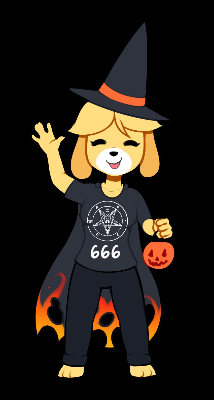 isabelle (animal crossing and etc) created by marblesoda