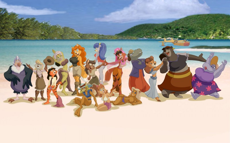 anthro beach bra breasts clothed clothing cloud crossdressing dancing detailed_background female group male midriff navel nipple_outline nipples outside panties sand seaside sky tail topless underwear undressing water op80918 disney talespin the_jungle_book airplane_jane baloo broadcast_sally clementine_clevenger harmond_(talespin) katie_dodd kitten_kaboodle lily_ravenwood lotta_lamour map_girl_(talespin) mrs._john_d._rockefeather muffy_vanderschmere myra_foxworthy rebecca_cunningham accipitriform avian bear bird canid canine common_hippopotamus domestic_cat felid feline felis fox hippopotamid mammal pantherine sloth_bear tiger ursine vulture 16:10 hi_res widescreen