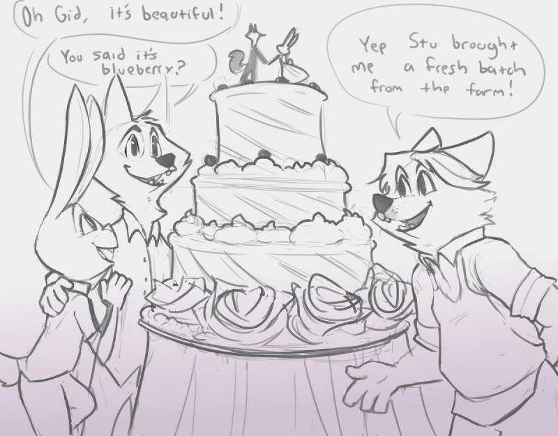 anthro dialogue female fur group male text chumpy disney zootopia gideon_grey judy_hopps nick_wilde canid canine fox lagomorph leporid mammal rabbit red_fox true_fox 2016 english_text