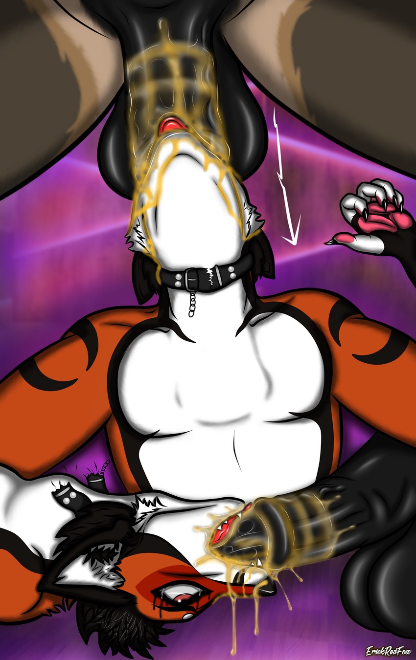 5_toes ahegao animal_genitalia animal_penis anthro anthro_penetrated anthro_penetrating balls big_balls big_bulge big_dom_small_sub big_penis black_balls black_claws black_ears black_hair black_nose black_penis bodily_fluids brown_body brown_eyes brown_fur bulge bulge_in_face chain chain_necklace choker choker_snapping claws collar countershading crying deep_throat detailed_background disembodied_hand dominant dominant_anthro dominant_male drinking drinking_urine dripping dripping_wet duo equine_genitalia equine_penis erection expansion face_fucking faceless_character faceless_female faceless_male feet female forced forced_oral fucked_silly fur fur_markings genital_fluids genitals hair intersex intersex/female intersex/femalewhite_fur interspecies irrumatio jackhammer_position jewelry leaking licking looking_away looking_pleasured makeup male male/female male/male markings mascara medial_ring mind_break multicolored_body multicolored_fur narrowed_eyes neck_bulge necklace oral oral_penetration pawpads pectoral_bulge peeing peeing_inside penetration penile penis penis_in_mouth pink_pawpads questionable_consent red_body red_fur rough_sex ruined_makeup running_makeup running_mascara saliva saliva_on_penis saliva_on_tongue sex size_difference size_play smaller_penetrated submissive submissive_anthro submissive_male sucking tears tears_of_joy tears_of_pleasure teeth teeth_showing text throat_swabbing toes tongue tongue_out two_tone_body two_tone_fur urine urine_drip urine_in_mouth urine_on_face urine_on_penis urine_on_tongue urine_stain vein veiny_penis watersports white_body erickredfox until_it_snaps redrick_(erickredfox) zak_woleer canid canine deer fox humanoid hybrid mammal red_fox true_fox absurd_res hi_res meme