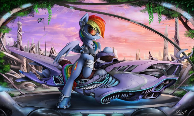 rainbow dash (friendship is magic and etc) created by yakovlev-vad