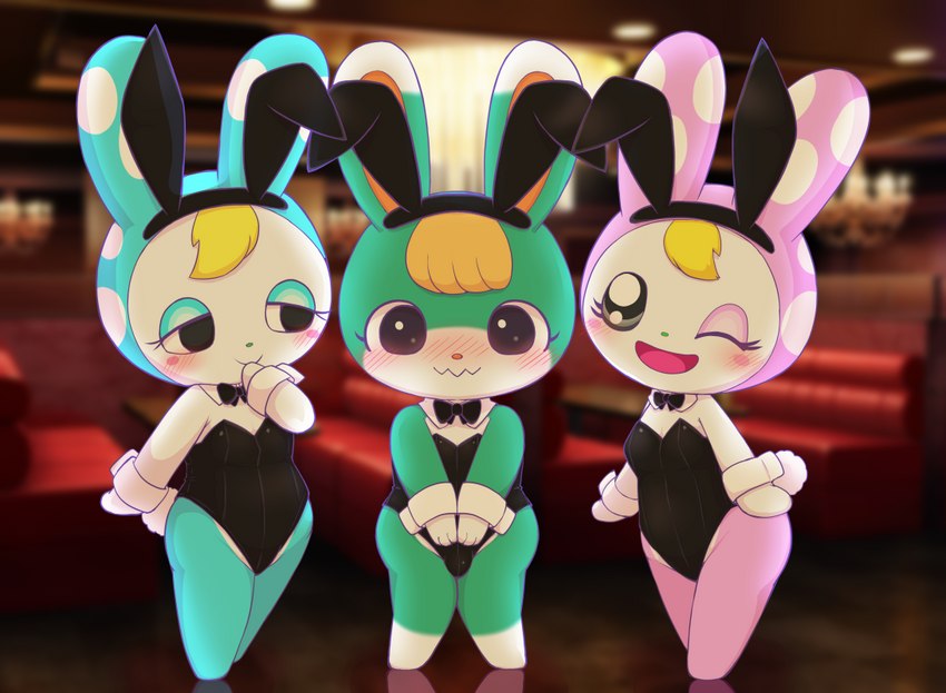 chrissy, francine, and sasha (animal crossing and etc) created by kajiura