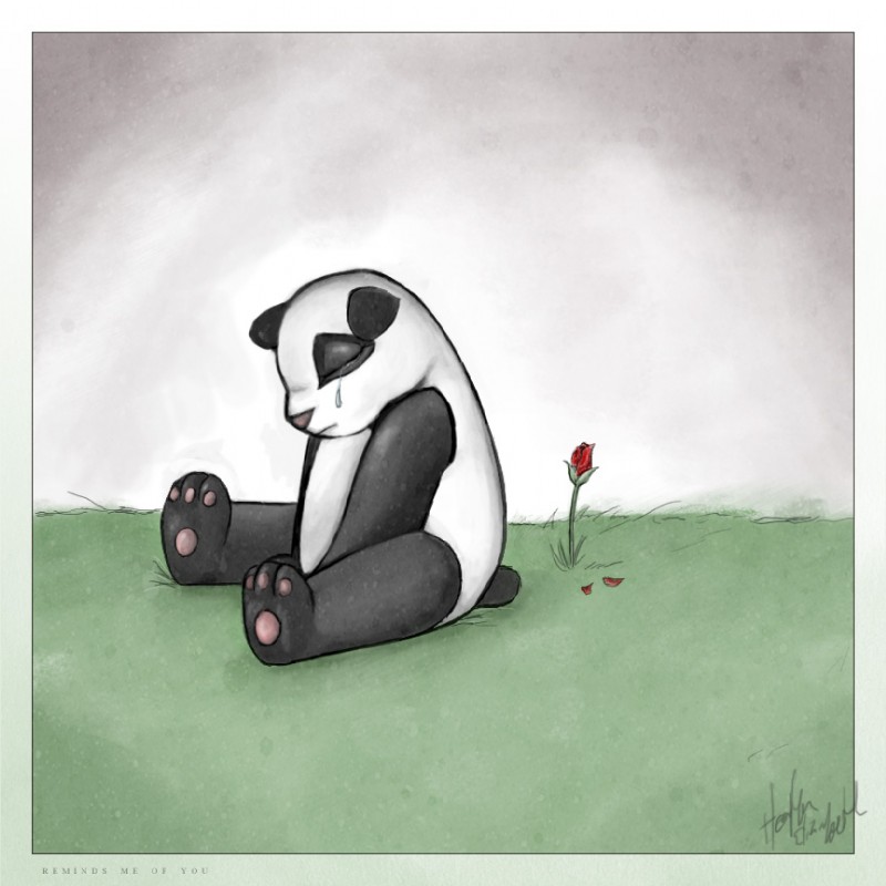 sad panda created by epiphany (artist)