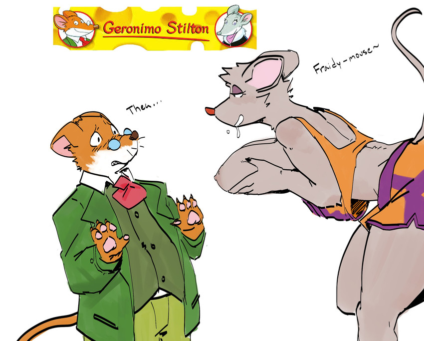 geronimo stilton and thea stilton (geronimo stilton (series)) created by goonie-san