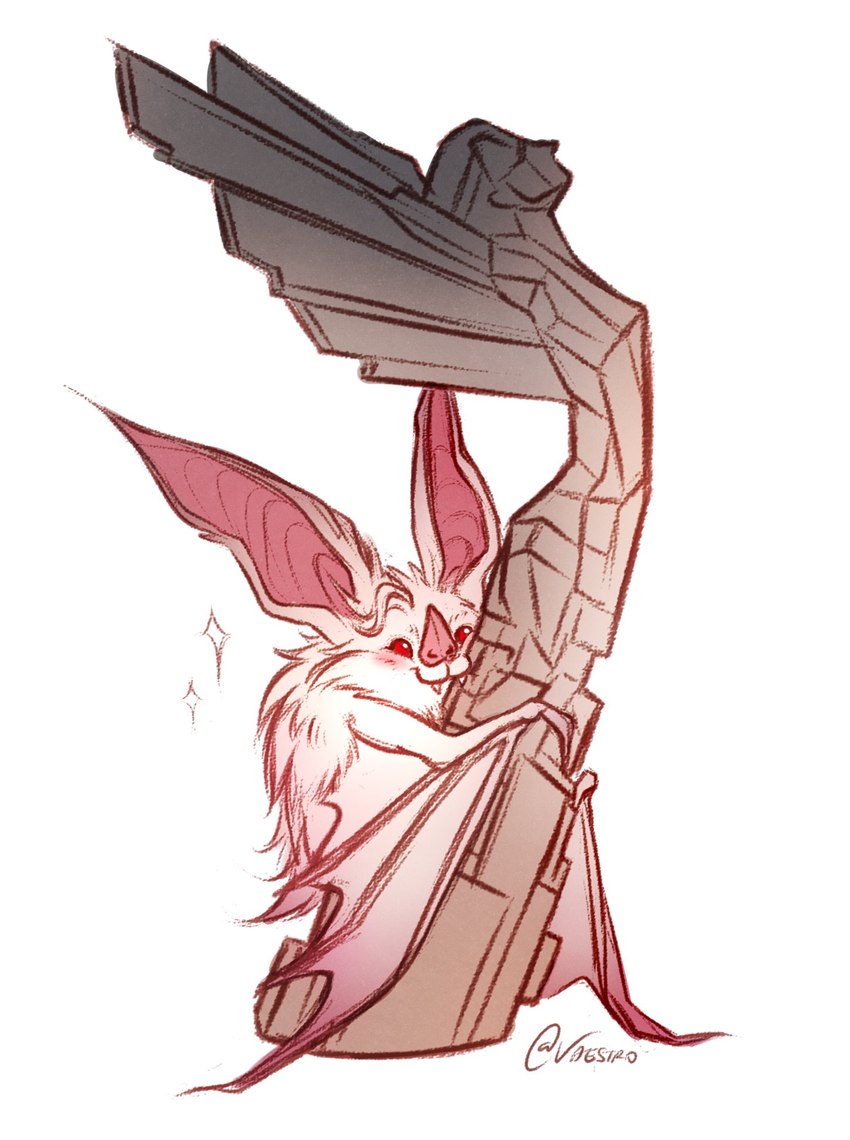 award blush fangs feral feralized fur male red_eyes smile solo teeth trophy white_body white_fur wings vaestroart baldur's_gate baldur's_gate_3 bioware electronic_arts larian_studios astarion_(baldur's_gate) batstarion bat leaf-nosed_bat mammal microbat vampire_bat yangochiropteran hi_res