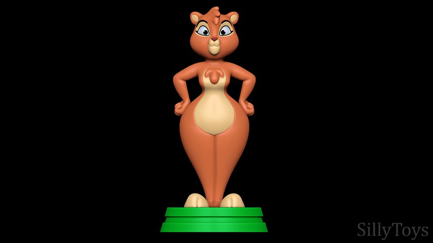 3d_modeling 3d_print anthro female fist fur happy looking_straight multicolored_body simple_background smile solo stage standing wide_hips sillytoys el_arca kairel felid lion mammal pantherine 3d_(artwork) digital_media_(artwork) hi_res