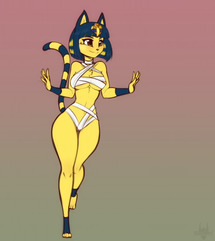 ankha (animal crossing and etc) created by scorpdk