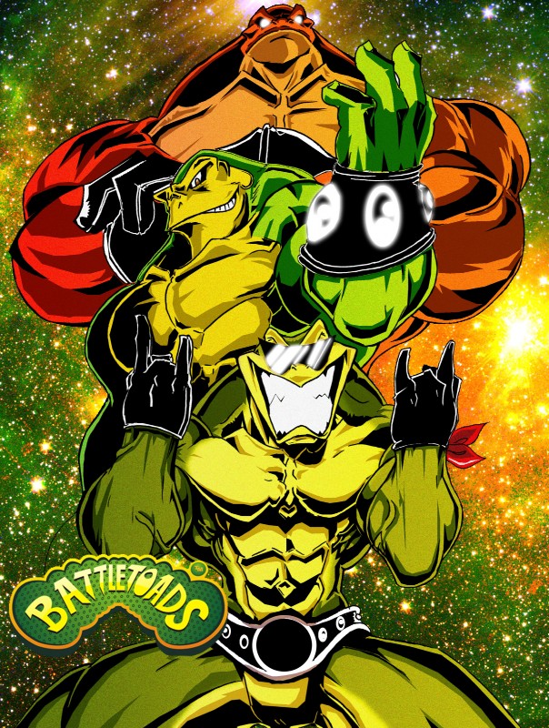 pimple, rash, and zitz (battletoads and etc) created by rayme3000