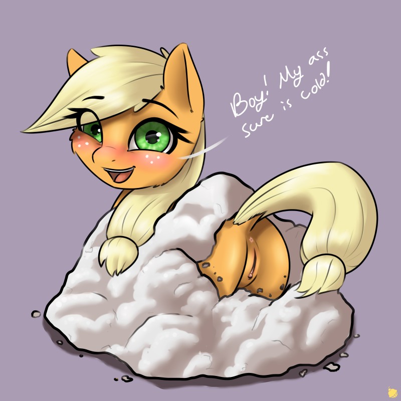 applejack (friendship is magic and etc) created by pudgeruffian