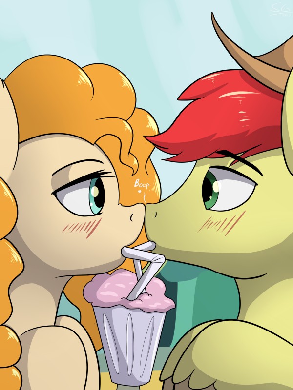 bright mac and pear butter (friendship is magic and etc) created by stargazer