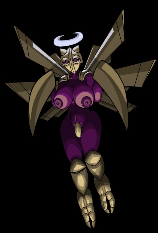 alternate_species ancient armor bandage battle_armor big_breasts breasts dark female guardian halo headgear helmet horn huge_breasts humanoidized light mysterious navel nipples pokemorph purple_body shell solo weapon forbiddenknights2 nintendo pokemon arthropod cicada generation_3_pokemon ghost humanoid insect mammal pokemon_(species) shedinja spirit true_bug alpha_channel hi_res