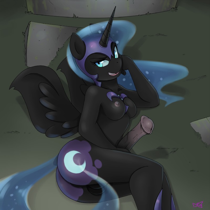 nightmare moon (friendship is magic and etc) created by devo87