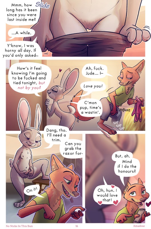 judy hopps and nick wilde (zootopia and etc) created by amadose