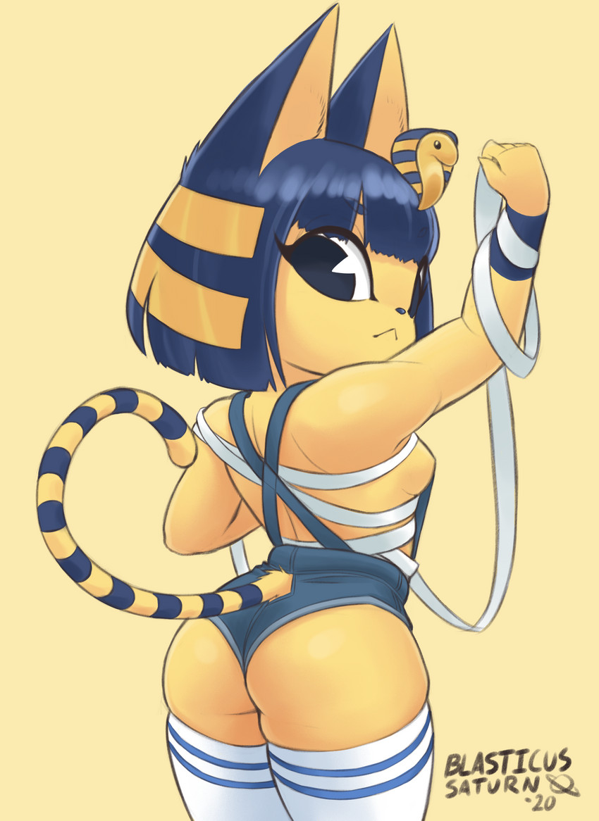 ankha (animal crossing and etc) created by blasticussaturn