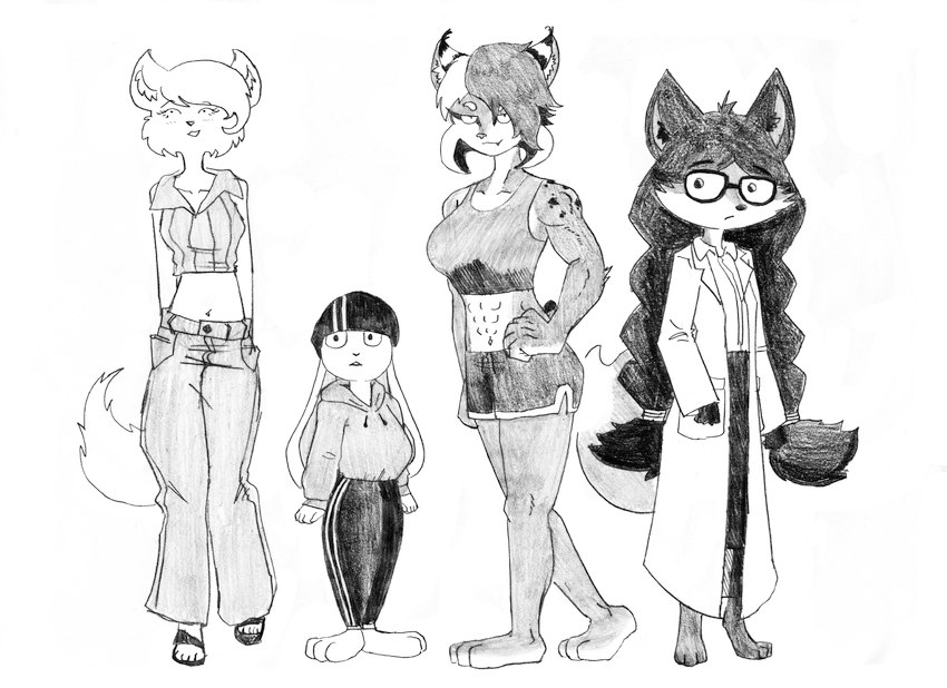 isepo, kasni, shongila, and yamane (northwind (efradraws)) created by efradraws