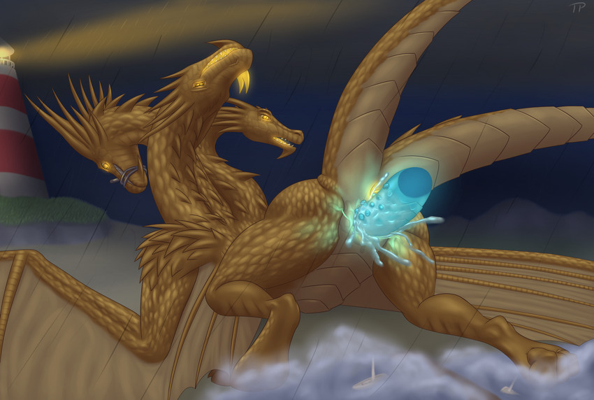 king ghidorah (european mythology and etc) created by testowepiwko