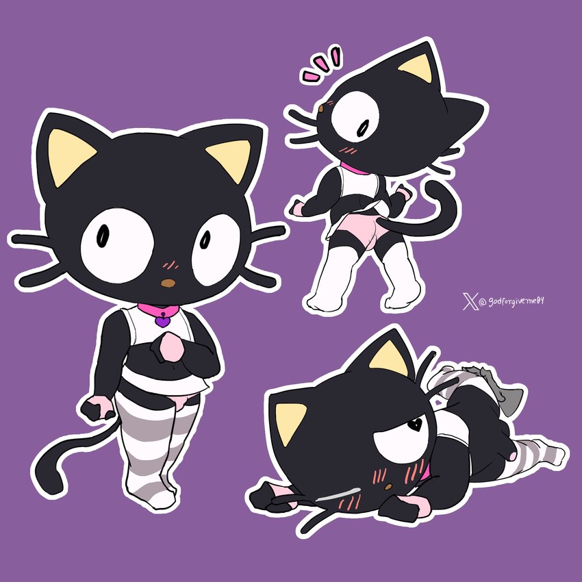 chococat (hello kitty (series) and etc) created by godforgiveme4